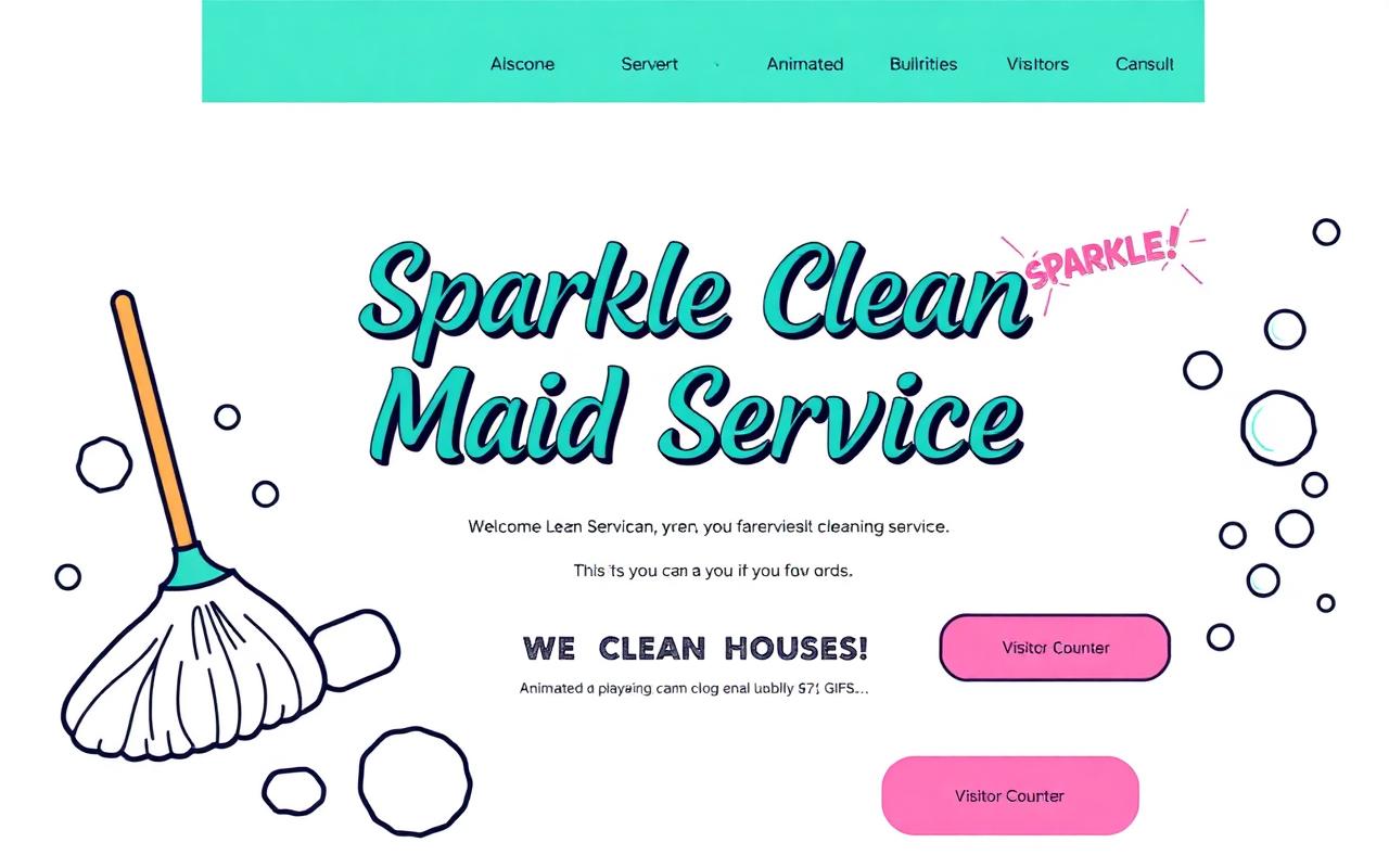 Pristine Pro Cleaning old website before redesign